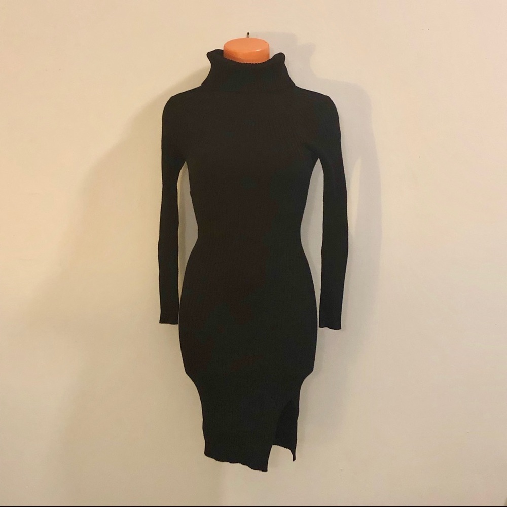 Worn Once LF Black Sweater Dress - SEEK The Label